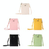 Stone Texture Card Holder Mobile Phone Zipper Bag with Long Strap(Green)