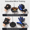 Intelligent Robot Split Finger Training Rehabilitation Glove Equipment With US Plug Adapter, Size: M(Orange Right Hand)