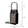 Wall Mounted Key Safe Box - 4 Digit Combination - Silver