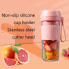 FS1300 Mini Juicer Home Portable Cooking Machine Student Juice Cup Juicer, Colour: Cherry Blossom Four  Blade