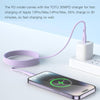 TOTU BL-017 Skin Sense Series USB to 8 Pin Silicone Data Cable, Length:1m(Blue)