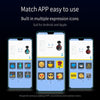 EM01 Car Bluetooth Intelligent LED Expression Sticker Emoticons APP Manual Control
