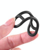 6pcs /Set Bicycle Headlight Silicone Strap Tail Light Fixed Leather