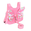 Children Anti-wandering Traction Rope Baby Toddler Backpack, Color: Pink