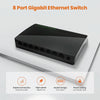 Tenda SG108 100/1000M Desktop Network Switch 8 Port Gigabit Desktop Switch Ethernet Switch LAN Hub(US Plug)