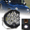 5 inch DC12V-24V 5000LM 6500K 50W Car LED Headlight for Jeep Wrangler / Harley