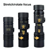 10-300x40 Monocular HD Telescope BAK4 Prism Telescope,Style: With Photo Holder+Tripod