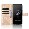 For Asus ROG Phone 7 Honeycomb Dot Texture Leather Phone Case(Gold)