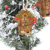 Christmas Wooden Creative House Accessories Scene Decoration(Santa Claus)