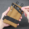 KOSIBATE H250 Outdoor Portable Card Holder Key Storage Bag (Khaki)