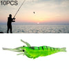 10 PCS 4cm Fishing Soft Bait Lures Popper Poper Baits (Green)