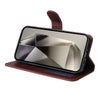 For Samsung Galaxy S24 Ultra 5G ENKAY Card Wallet Calf Texture Leather Phone Case with Screen Film(Black)