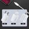 SDC-20W 2 in 1 PD 20W USB-C / Type-C Travel Charger + 3A PD3.0 USB-C / Type-C to 8 Pin Fast Charge Data Cable Set, Cable Length: 2m, EU Plug