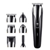 SHINON 6 In 1 Multifunctional Electric Hair Clipper Set(USB (Black))
