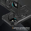 For iPhone 11 Lens Holder MagSafe Phone Case(Black)