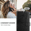 For Asus ROG Phone 8 Embossed Butterfly Leather Phone Case(Black)