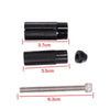 Motorcycle Modified Rearview Mirror CNC Handle Mirror Accessories(Black)