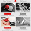 CAFELE 3 In 1 8 Pin + Micro USB + Type-C / USB-C Charging Data Cable, Length: 1.2m(Red)