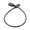 5 PCS 30cm Micro USB to Mini 8 Pin USB OTG Phone Data Cable for Nikon (Black)