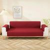 Double-sided Waterproof Pet Cushion Diamond Pattern Sofa Cover, Size:55x196cm(Red)