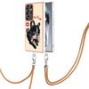 For Samsung Galaxy S25 Ultra 5G Electroplating Dual-side IMD Phone Case with Lanyard(Lucky Dog)