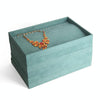 Suede Multifunctional Jewelry Display Tray Necklace Bracelet Bangle Display Case, Style: Necklace Tray