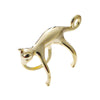 Cute Cats Earrings Ladies No Ear Hole Eared Bone Clip(Gold Model 1)