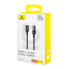 Baseus CD Series PD100W USB-C / Type-C to USB-C / Type-C Fast Charging Data Cable, Length:2m(Black)
