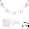 3m Halloween Honeycomb Garland Pendant Spider Bat Party Flag Scene Layout Props(Ghost)