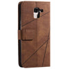 For Samsung Galaxy J6 Skin Feel Splicing Horizontal Flip Leather Case with Holder & Card Slots & Wallet & Photo Frame(Brown)