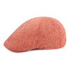 Spring/Summer Burlap Cap Retro Men Forward Beret, Size: M (56-58cm)(Orange)
