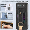 For Asus ROG Phone 6 / ROG6 Wristband Leather Back Phone Case(Black)