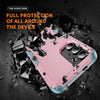 For Samsung Galaxy S25+ 5G TPU + PC Shockproof Protective Phone Case(Pink + Grey Green)