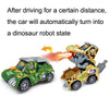 HG-884 Spray Deformation Dinosaur Fighting Vehicle Light Music Automatic Rotating Children Toys(Yellow)