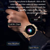 LEMFO HK98 1.43 inch BT5.3 Fitness Sport Smart Watch, Support Bluetooth Call / Sleep / Blood Oxygen / Heart Rate / Blood Pressure Health Monitor(Gold)
