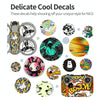 For DJI Neo 2pcs Combo Drone Body Protective Stickers(Dark Camo + Grunge Eyes)