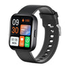 GTS6 1.69 inch Runmefit  Pressure MET BT Call Smart Watch, Heart Rate / Blood Pressure / Body Temperature(Black)