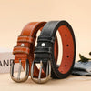 Dandali Ladies Pin Buckle Treadle Belt Versatile Jeans Waistband, Length: 110cm(Black)