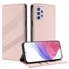 For Samsung Galaxy A72 Embossed Multi-functional Wallet Retro Leather Phone Case(Pink)