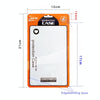 100 PCS  Ziplock Bags Plastic Bags Mobile Phone Case Packaging Bags(12 x 21cm Yellow)