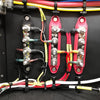 1 Pair Black & Red M8 Stud RV Ship High Current Power Distribution Terminal Block with Cover