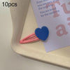 10pcs Colorful Love Children Hair Clip Hair Accessories(Blue Heart)