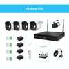 SriHome 6CH 1080P Wireless CCTV System with Human Detection (UK Plug)