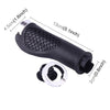 OQSPORT 2 PCS Bike Hand Grips Covers Bilateral Lock MTB Bicycle Anti-slip Handlebar Grips(Silver)