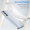 For Samsung Galaxy A55 5G Frosted Translucent TPU Hybrid PC Full Coverage Phone Case(White)