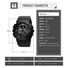 SKMEI 1688 LED Dual Time Digital Display + Pointer Luminous Sports Electronic Watch(Army Green)