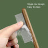 Wood Pet Comb | Flea & Loose Hair Grooming | Cat & Dog