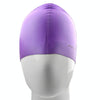 Pure Color Style Elastic Silicone Swimming Cap / Swimming Hat, SC309(Purple)