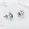 Daisy Flower Sterling Silver Earrings Temperament Female Earrings