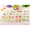 Graph Match Game Early Educational Montessori Toys Puzzle Card Cartoon Vehicle Animal Fruit Pair Matching Game